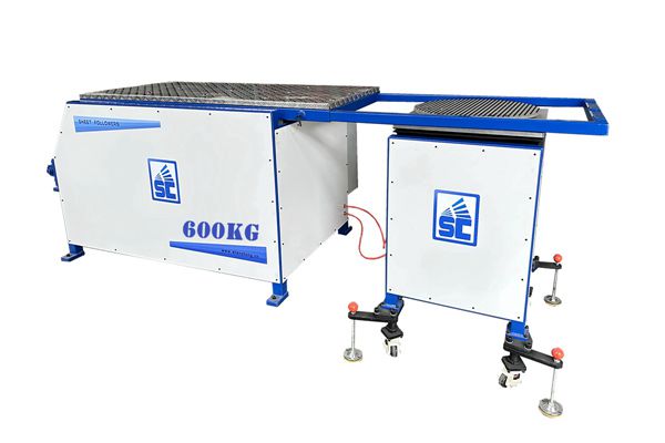 雙隨動(dòng)折彎托料車